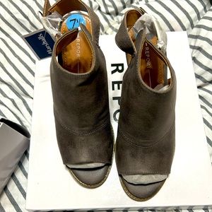 New in box Report grey booties size 7.5